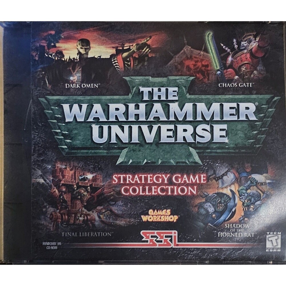 The Warhammer Universe Strategy Game Collection 4 Disc Double Case PC Game